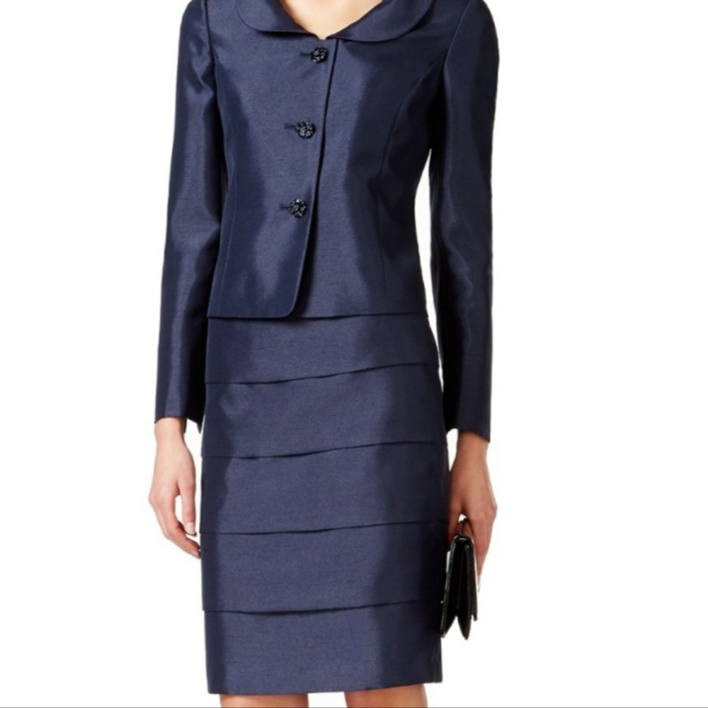 Kasper Midnight Blue Women's Skirt Suit Set - Brand new with tag